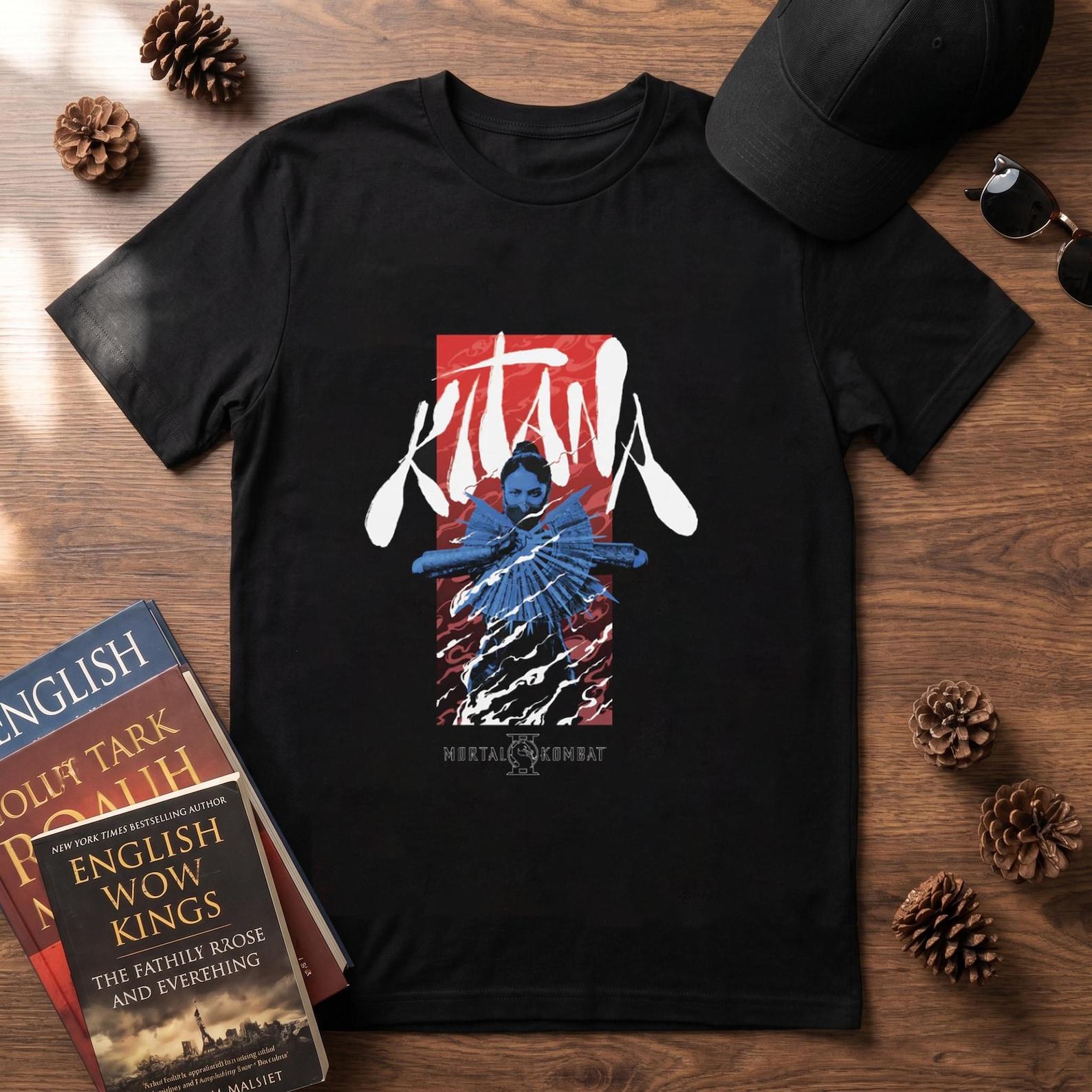 Mortal Kombat Kitana T-Shirt, Mortal KombaT-Shirt, Kitana Shirt, Mortal Kombat Game Shirt, Mortal Kombat 2 Shirt, Mortal Kombat Movie Shirt 3XL