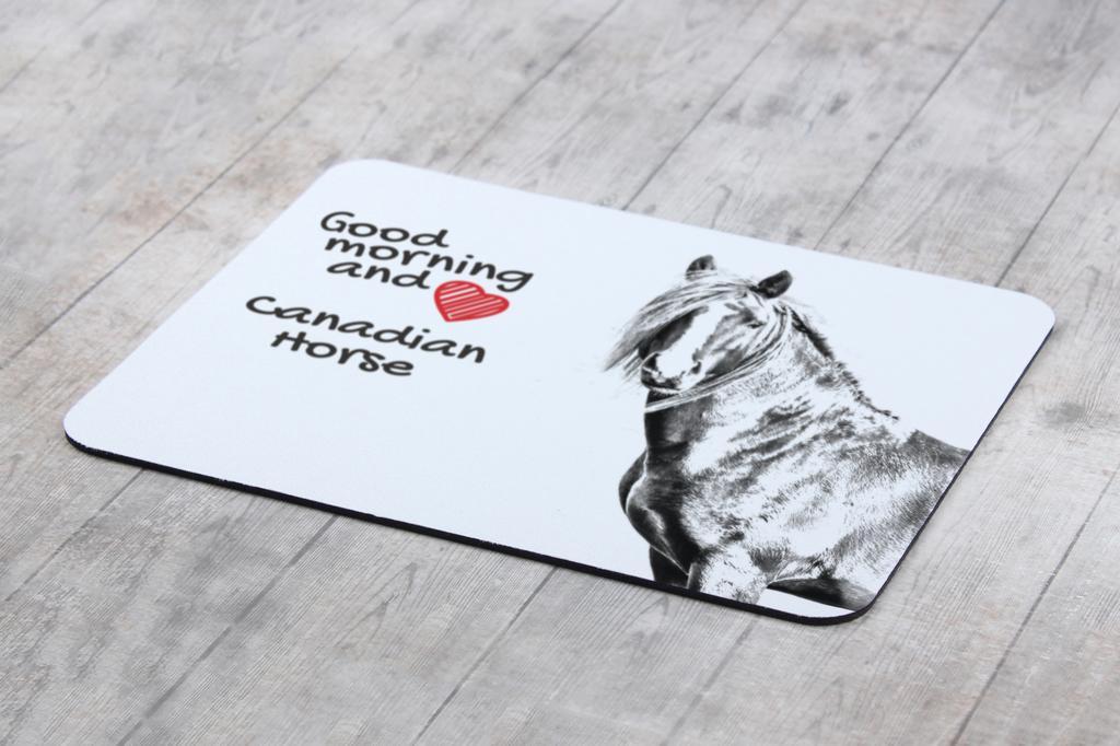 Canadian Horse - Art-Dog markasından baskılı mouse pad, atlı kişiselleştirilmiş pad, ofis çalışanı için benzersiz alet