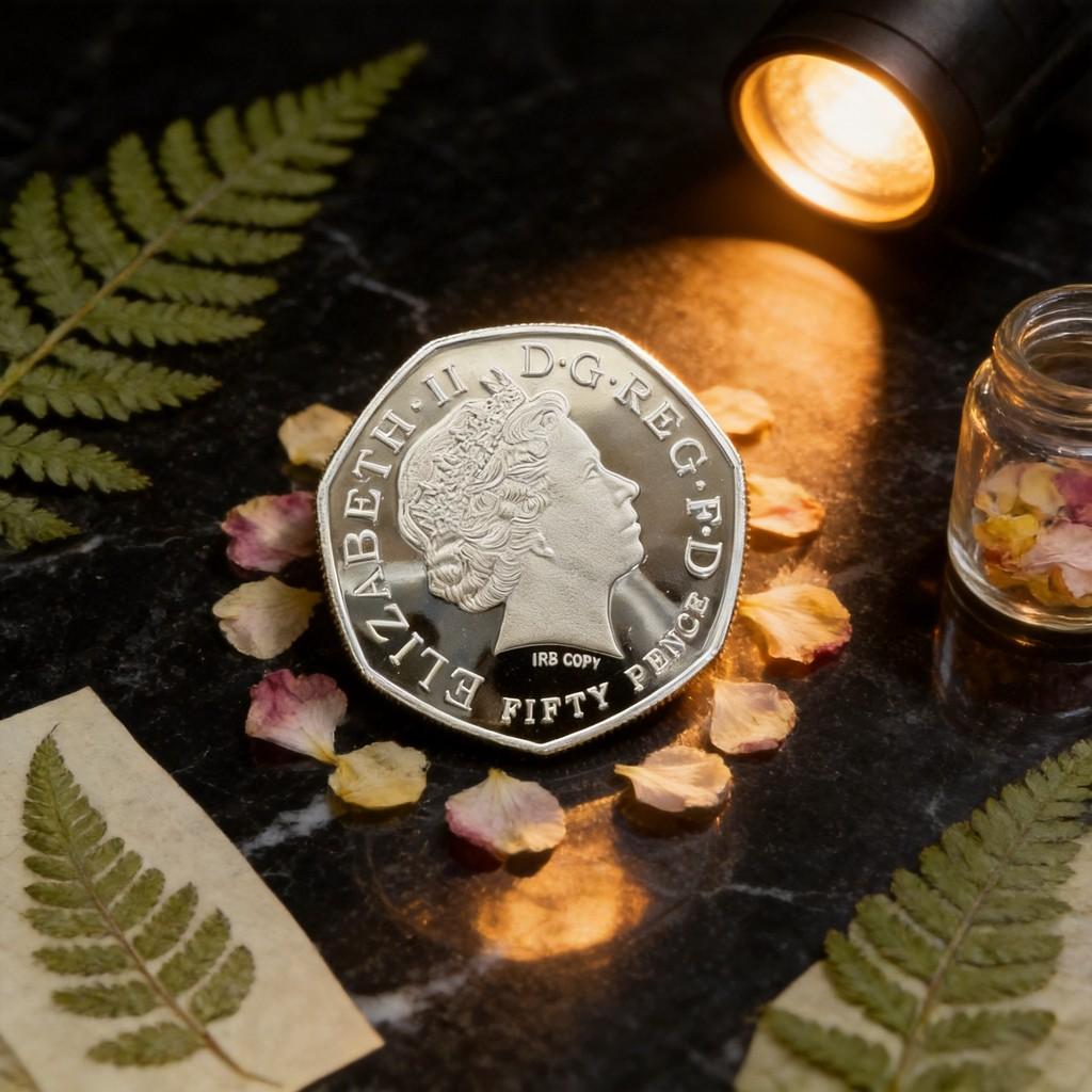 Seltene Kew Gardens 50p 2009 Nachbildung Münze Metall Gedenkmedaille Für Bürodekoration Und Geschenk