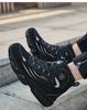 Lightweight Rotating Button Safety Shoes - Anti-Smash, Anti-Puncture; Ideal for Construction & Labor Work