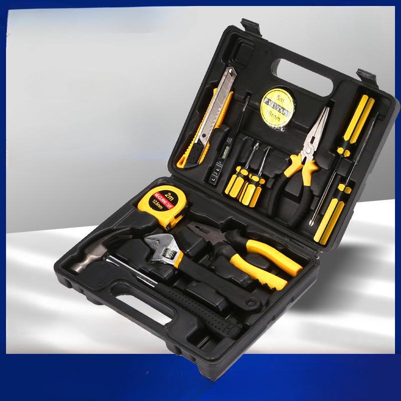 8-piece Set 9-piece Set 12-piece Set 16-piece Set Car Home Dual-purpose Combination Toolbox Car Hardware Tool Set Gifts