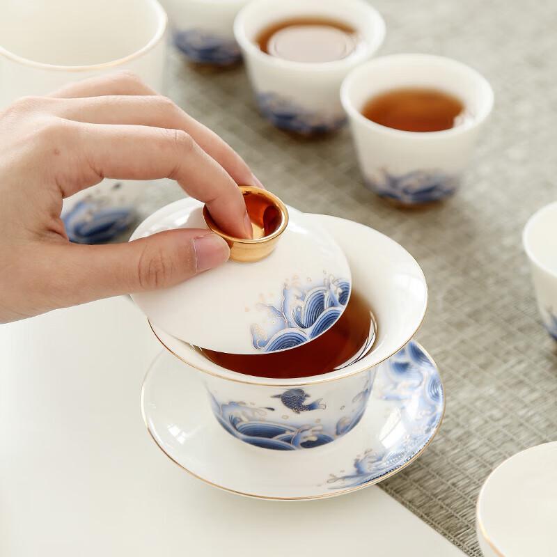 CHANGSHEGNYUAN Ceramic Kung Fu Tea Set