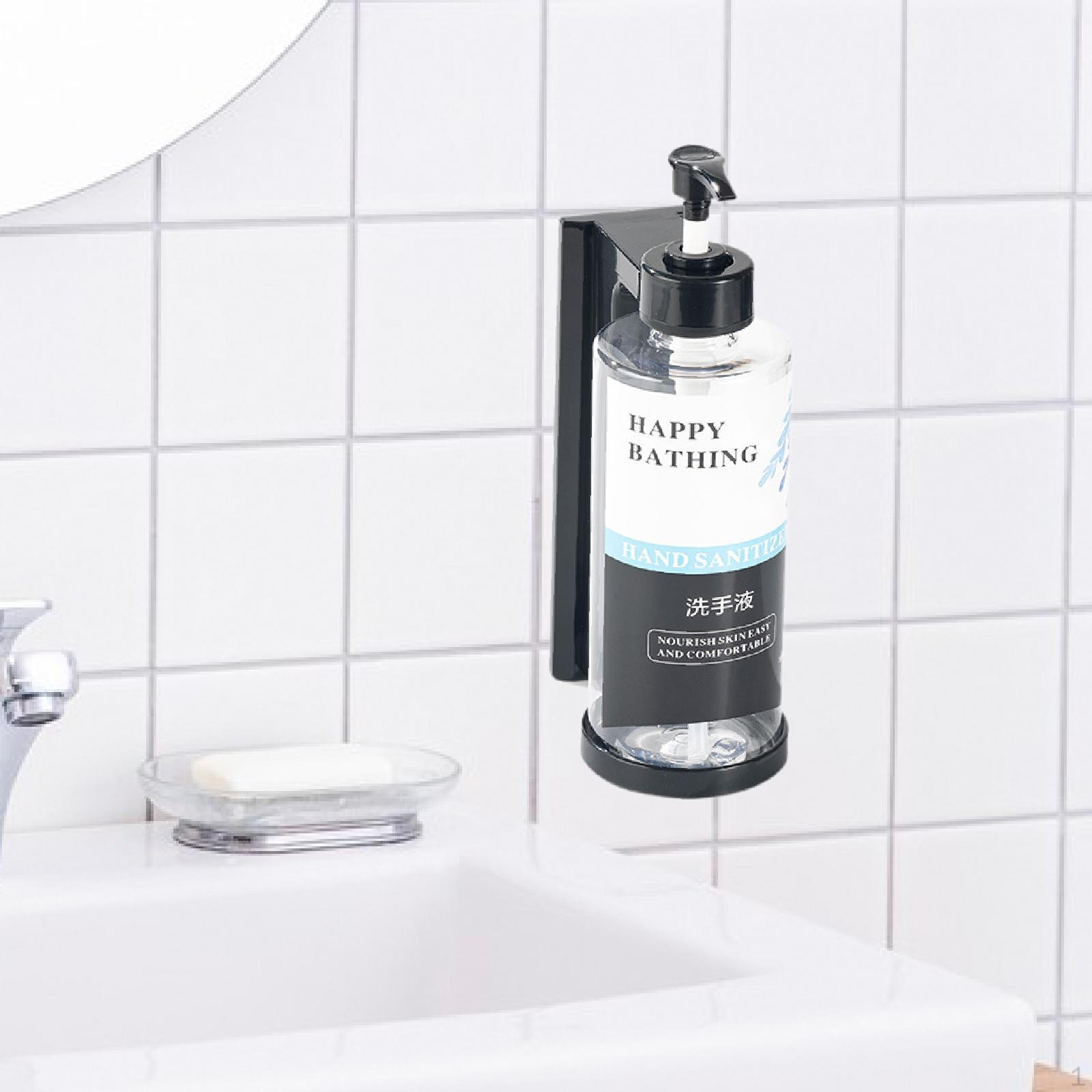 

Дозатор для мыла для ванной, настенное крепление для душа, без дрели, контейнер для шампуня для мытья рук, для