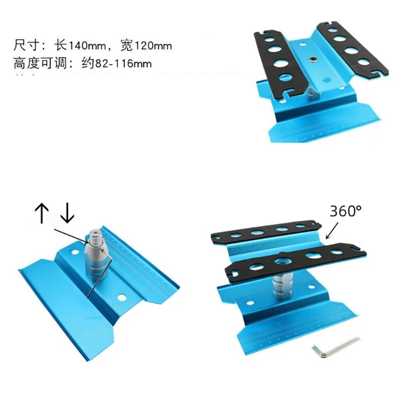 Metal Repair Stand for 1/10 or 1/8 Stable Support and Easy Repairs Repair Stand Work Stand Metal