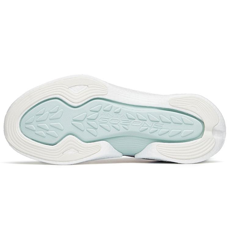 New ANTA Four Generations Of Hydrogen Running Running Shoes Women's Low Top Ice Pink Blue/Bright Purple/Ivory White 122225541-9