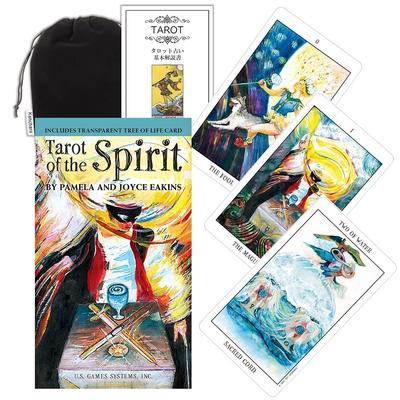 Conjunto de Cartas de Tarô Kancharo do Espírito Inclui Instruções de Cartas de Tarô Japonesas Bolsa 80 Cartas [Baralho de Tarô] & (Autêntico)