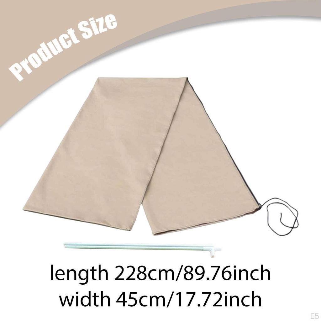 Patio Umbrella Cover Parasol Portable Lightweight Waterproof Sun Protection for Outside