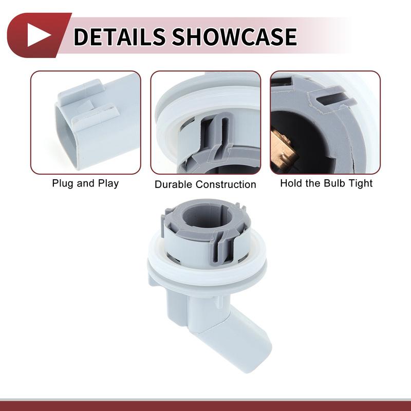 X Autohaux 2pcs Rear Indicator Bulb Socket for Ford Focus MK2 2005-2012 No.4M5A13K370BA