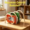 Spiral Bookcases INS Book Stand Fashionable Accessories Book Racks  Study Decoration