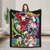 Dandadan Anime Manga Fleece Blanket  Funny Throw Blanket for Home Hotel Sofa  150*125cm Bedspreads,