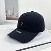 1pc Letter T Casual Baseball Cap - Multi-Color Sun Protection, Hand Washable for Mountaineering, Travel & Outdoor Sports