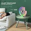 USB Mini Air Circulation Desktop Electric Fan Rechargeable Home Room Portable Wireless Camping Atmosphere Light Circulator