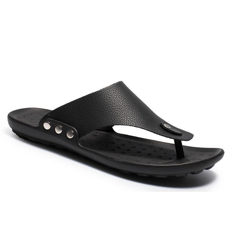 Summer new men's cool men's beach shoes men's breathable men's flip-flops casual cool slippers trendy men's shoes