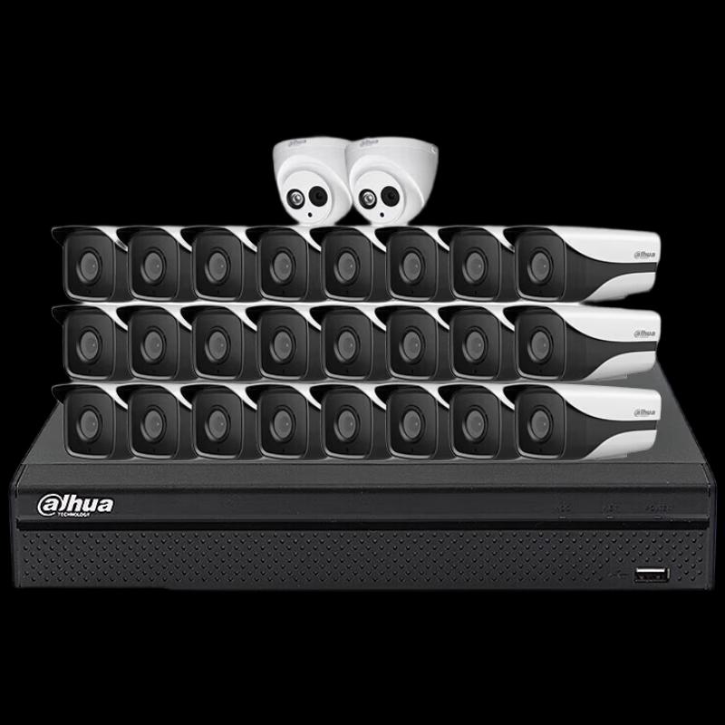 Dahua 4MP PoE NVR Security Camera System Kit with 8TB HDD