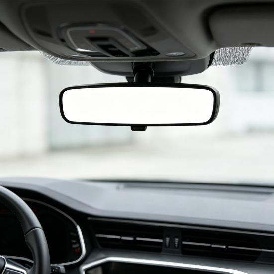 Interior Rear View Mirror Assembly for Nissan Altima Tiida Sylphy Qashqai Murano, Manual Anti-Glare Mirror, Clear Vision & Stable