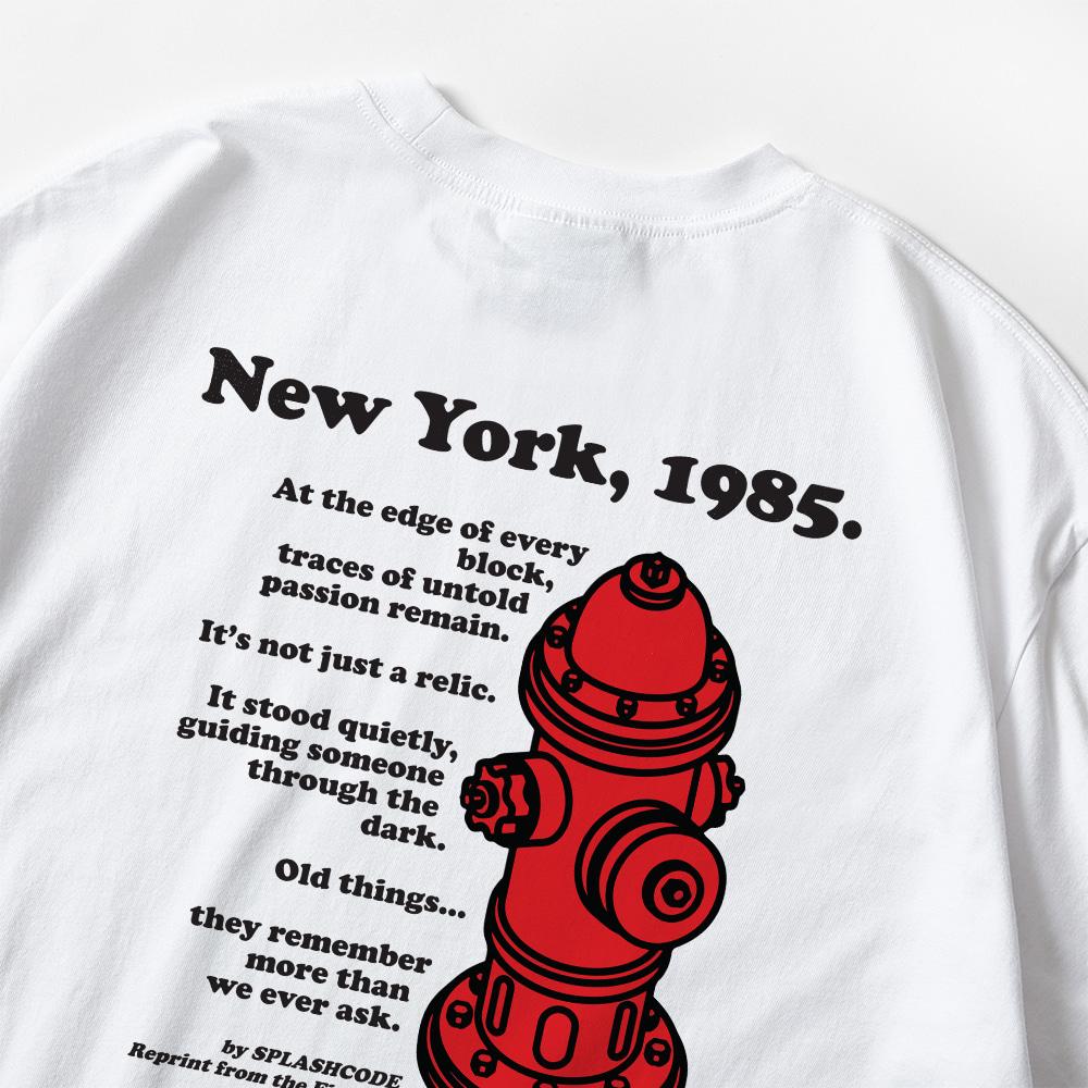 Seupeullaesikodeu White Short Sleeve T-Shirt - New York 85