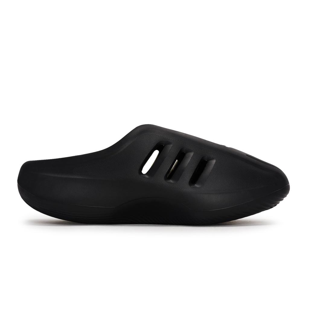 Adidas Originals AdiFOM IIInfinity Mules Quiet Abrasion Resistant Closed Toe Slippers Unisex Black Silver IG6969(Team80-S-BOX)