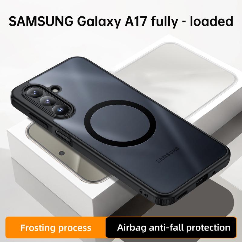 Samsung S25 Ultra Transparent Magnetic Phone Case, A17/S25FE Compatible, Anti-Drop, Skin-Feel Protection
