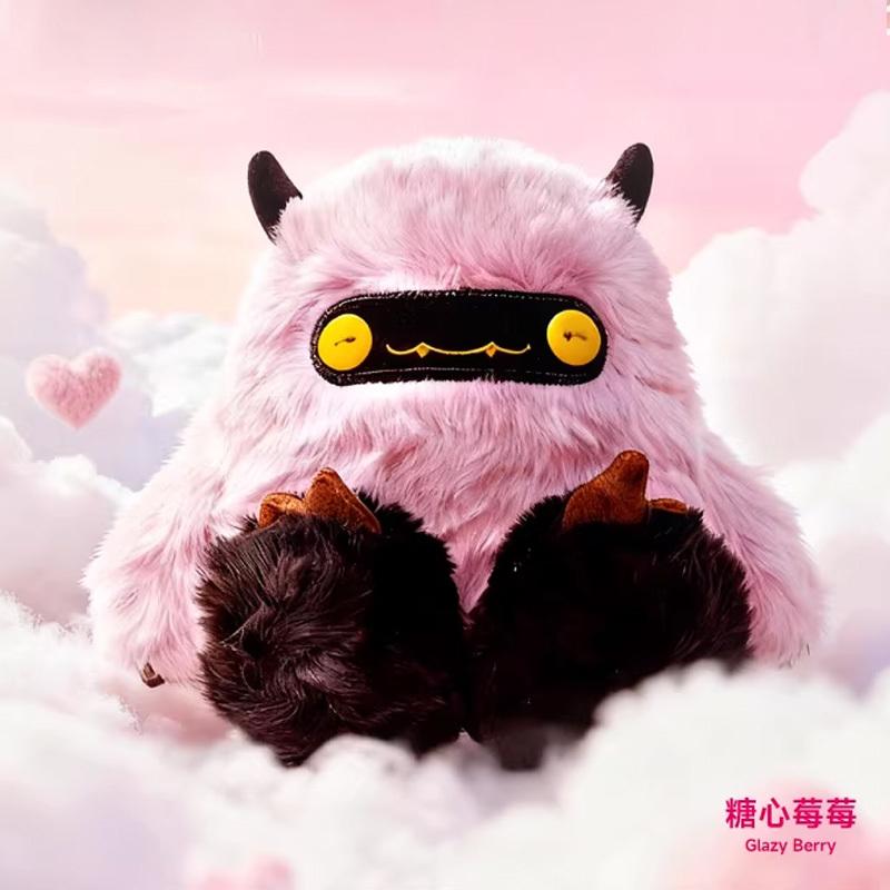 Latest Momotoy Dundun Monster Family Series Plush  Keychain Backpack Decoration Doll Trendy Toys  Birthday Present