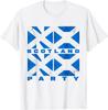Scottish Fan Scotland Flag Retro No Scotland No Party Unisex T-Shirt 12