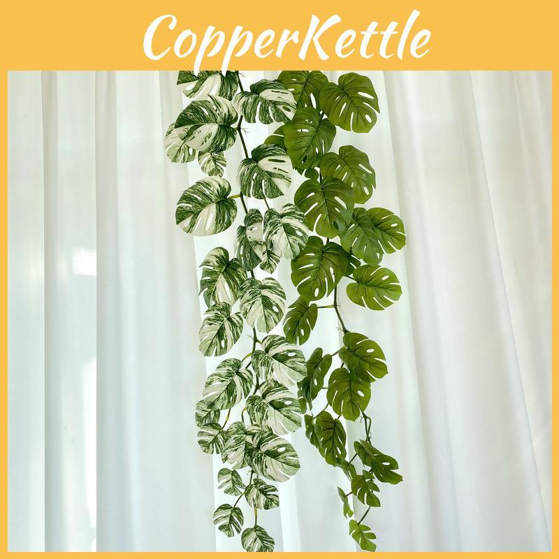 Deliciosa Monstera Artificial 120cm Green Leaf Wall Hanging For Decor Indoor