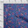 oneOone Bavlna Flex Fabric Listy & Floral Block Print Fabric By Yard 40 Inch