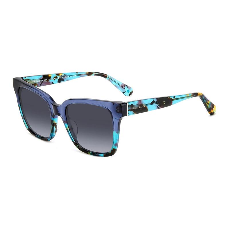 Kate Spade Decoration Acetate Square Sunglasses Women s Blue HARLOW-G-S-PJPF59O