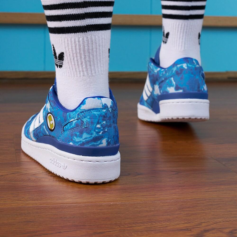 Adidas The Simpsons X Forum Low J Bart Simpson Kids Sneakers Blue Royal-Blue Cloud-White GZ1775