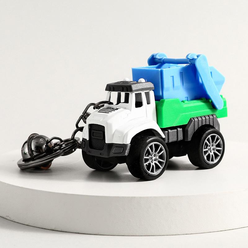 

Имитация Инерционная Мусоровоз Игрушка Модель Брелок Подвеска для Детского Школьного Рюкзака Брелок Украшение A