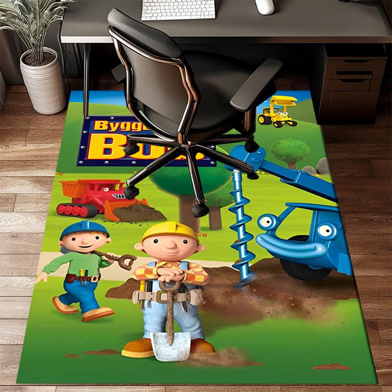 The Builder's Adventure Floor Mat for Living Room, Game Rooms, Office, Bedroom, Office Floor Mat Playful Design, Christmas fan gifts