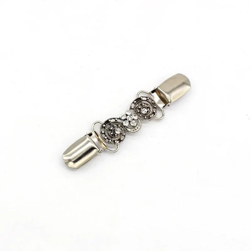 Cardigan Clip Sweater Shawl Clips Keeper Collar Duck-mouth Metal Clip Holder Garters Accessories Jewelry Gift