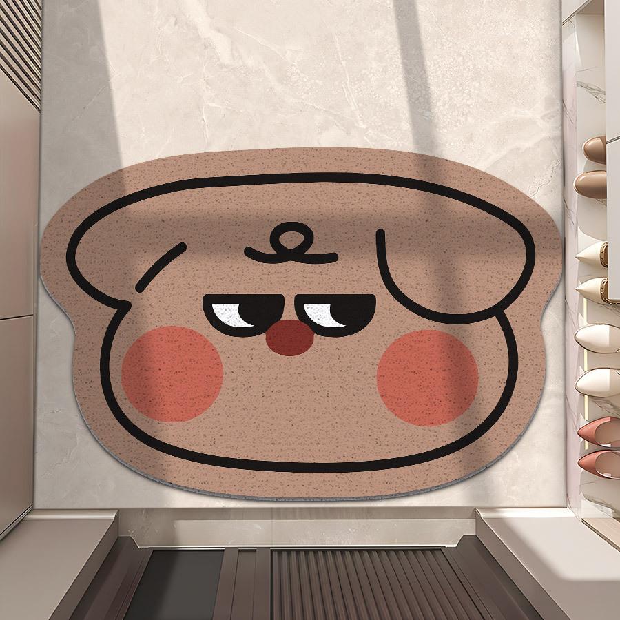 Carpet Wire Ring Entry Door Mat Cartoon Interior Wire Ring Foot Mat Can Be Cut for Household Doormat Entry