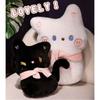 Adorable Plush Black Cat Stuffed Toy Soft And Cuddly Cartoon Kitty Pillow Gift