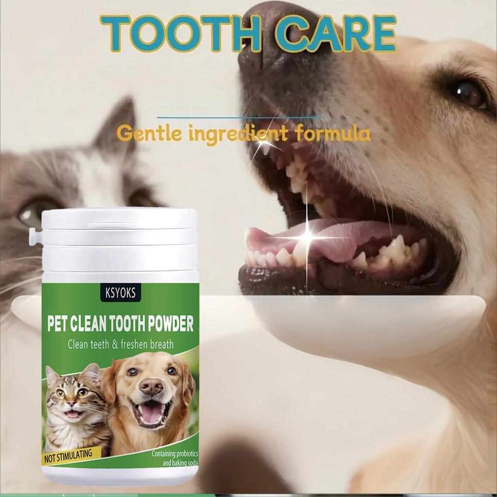 Pet Tooth Powder Can Improve Tooth Cleanliness and Provide Delicate Cleaning