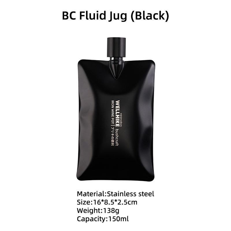WELLHIKE Stainless Steel 6 oz Hip Flasks Exquisite Wine Bottle Outdoor Wine Bottle 150ML Portable Travel Drinkware