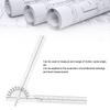 Goniometer Joint Range Motion Protractor 180 Degree Transparent Clear Mark Finger Measuring Physical Therapy Ruler