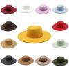 Wool Felt Bowler Hat With Wide Brim For Men And Women Outdoor Sun Protection