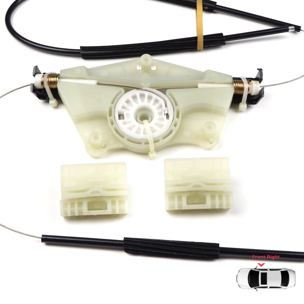 BWR325 Window Regulator Repair Kit Front Right Door for  A4 B6 8E2 8E5 B7 8EC 8ED Seat Exeo 3R2 3R5 4/5 Door 8E0837462