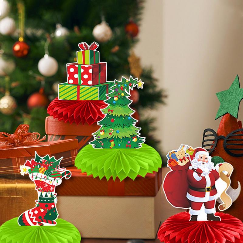 Christmas Centerpiece 9 Pieces Holiday Centerpiece Christmas Decor For Home Mantel Shelf Party Seasonal Display