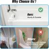 Tiga 2 Pieces Bathtub Shower Splash Guard, Bathroom Bath Tub Splash Guards with 3M Super Viscose, Perfectly Matched to Shower Curtain Weights