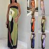 2026 Cross-border Foreign Trade Women's Clothing, New Spring Models In Europe, America, French Suspender Floral Square Collar Suspender Long Dress 