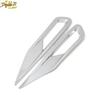 2Pcs For Volvo XC60 2018- ABS Chrome Front Bumper Fog Light Lamp Trim Cover