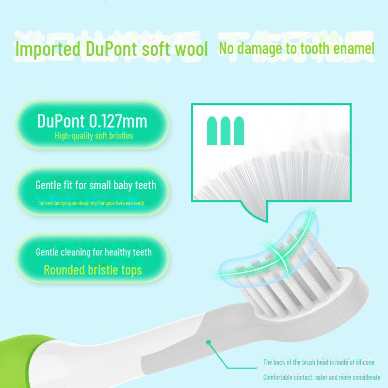 Sonic Waterproof Wireless Charging Electric Toothbrush for Children