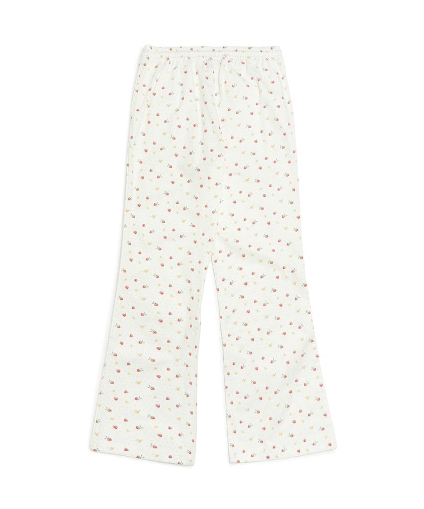 Mark Gonzales Women'S Strawberry Bootcut Pants - Ivory