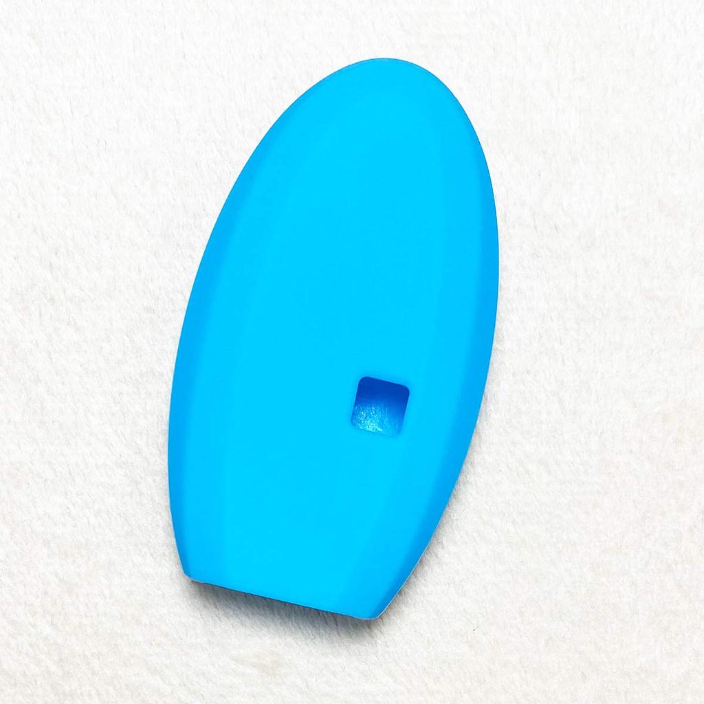 [IKT] Silicone Cover for Nissan Car Intelligent Key 2 Buttons Sky Blue / Notebook