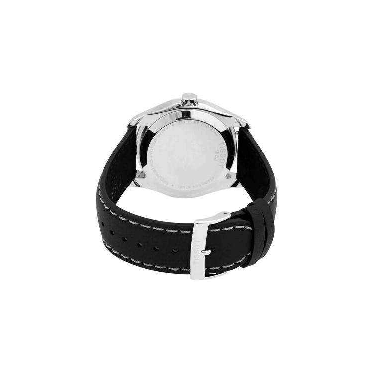 TISSOT Quartz Movement 100m Water Resistance Men's Watches Watch 39mm Black Dial Stainless Steel Case T035.446.16.051.02