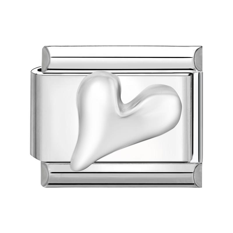 Y2K Heart Bow Knot Star Moon Butterfly Zircon Daisy Cross Italian Charm Links Fit 9mm Stainless Steel Bracelet DIY Making Gifts