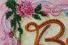 Mini Kit for Embroidery with Beads On Natural Artistic Canvas Abris Art Believe Love Dream