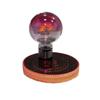 Black Technology Magnetic Levitation Rainbow Light Bulb Glass Material Glowing Design Creative Atmosphere Night Light