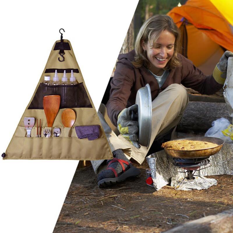 Outdoor Portable Camping Cutlery Storage Bag